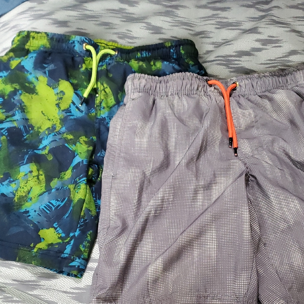 Spyder Black and Orange Swim Shorts
